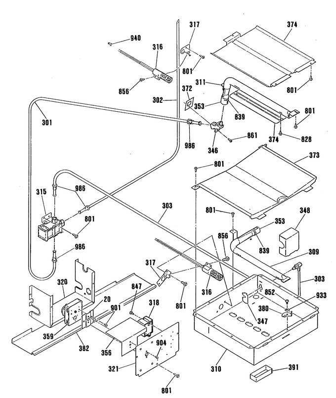 Diagram for RGB740GES1WH