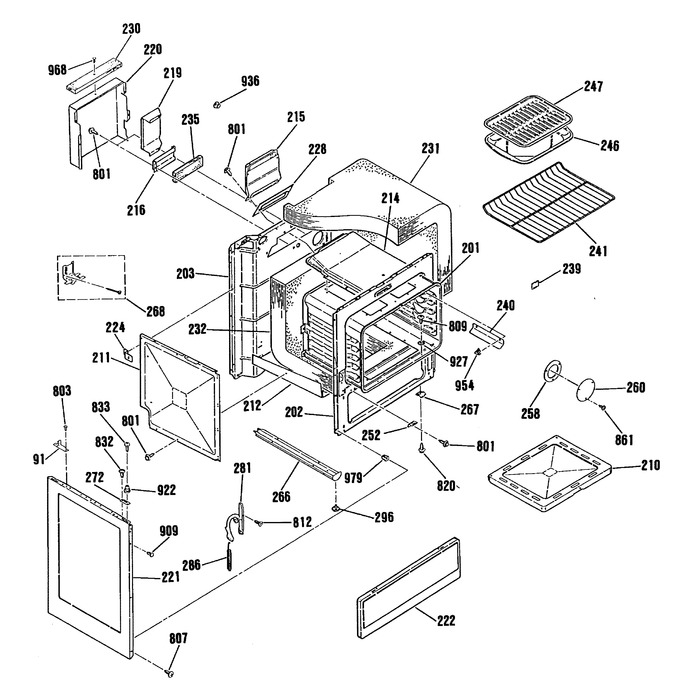 Diagram for RGB740GES1WH