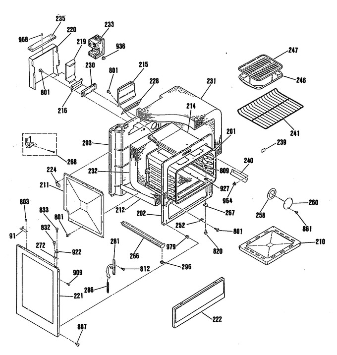 Diagram for RGB740GES2WH