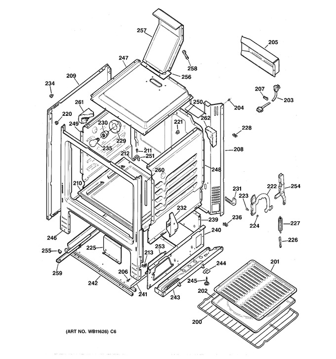 Diagram for JGBS23WEA1WW