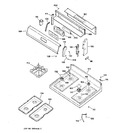 Diagram for 2 - Control Panel & Cooktop