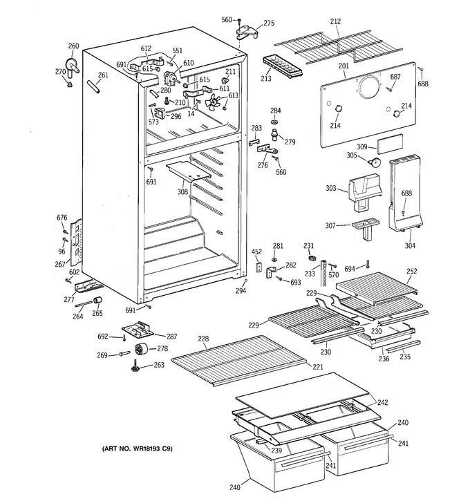 Diagram for TBT18TABBRWW