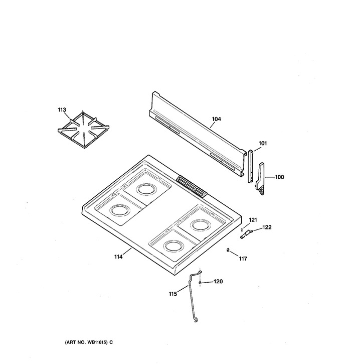 Diagram for RGB508PEA1WH