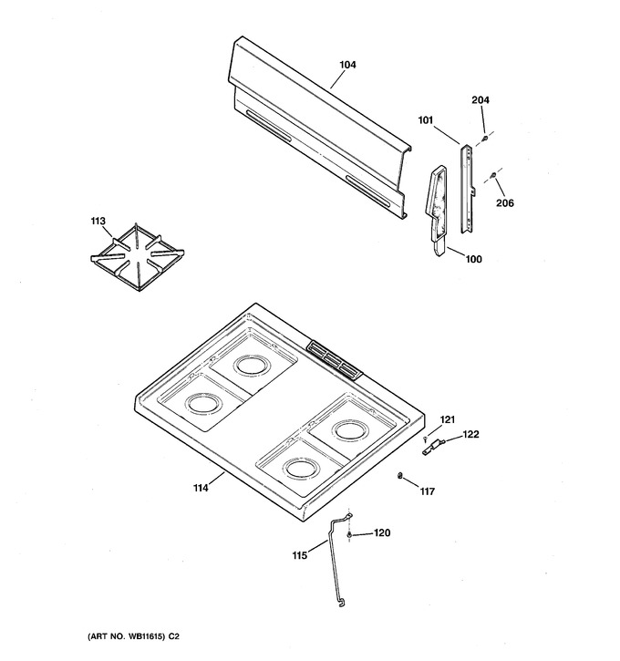 Diagram for LGB126BEA1WH