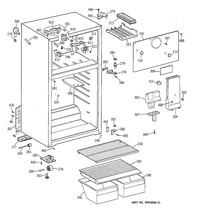 Diagram for TBG16SABCRWH