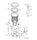 Diagram for 3 - Tub, Basket & Agitator