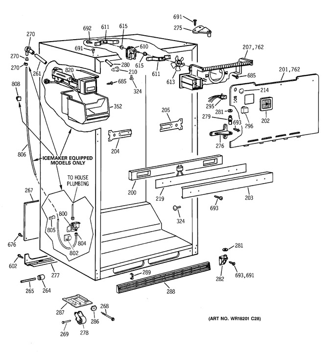 Diagram for TBX18IABBRAA