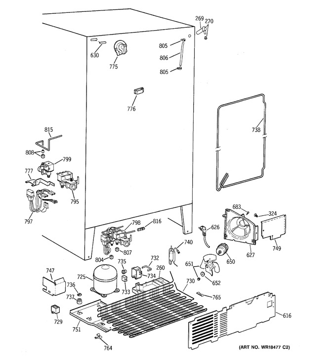 Diagram for TFX22PPBAWW