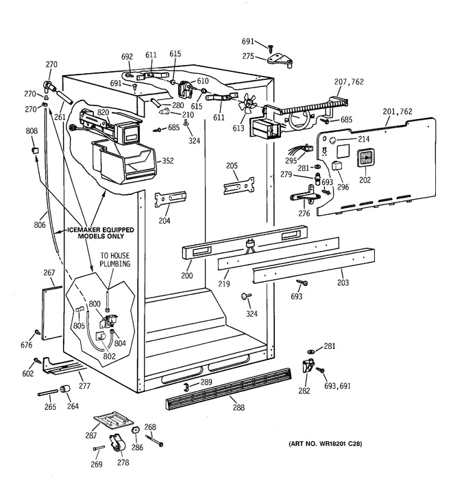 Diagram for TBX18SIBALWW