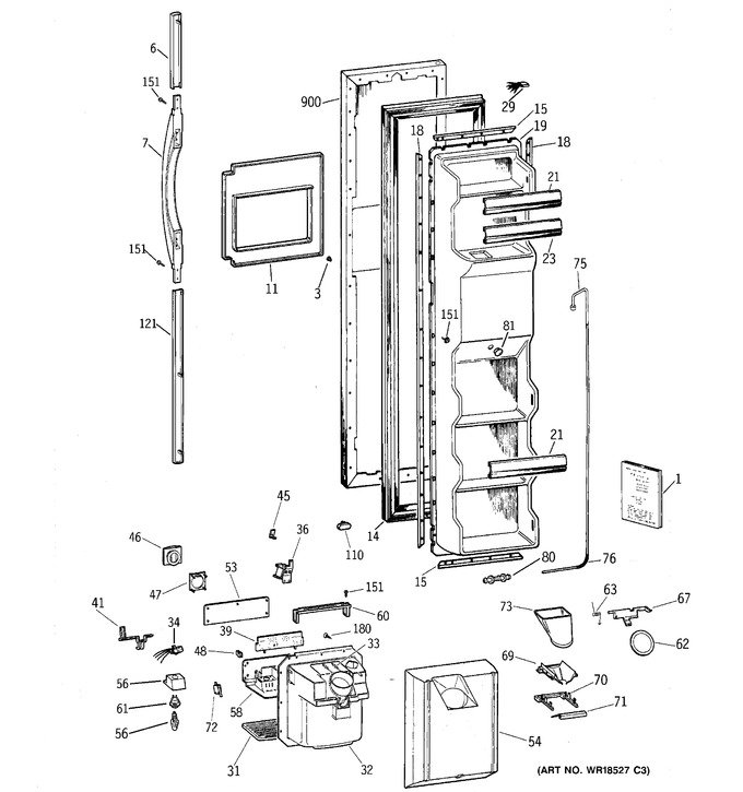 Diagram for TFX25ZRBABB