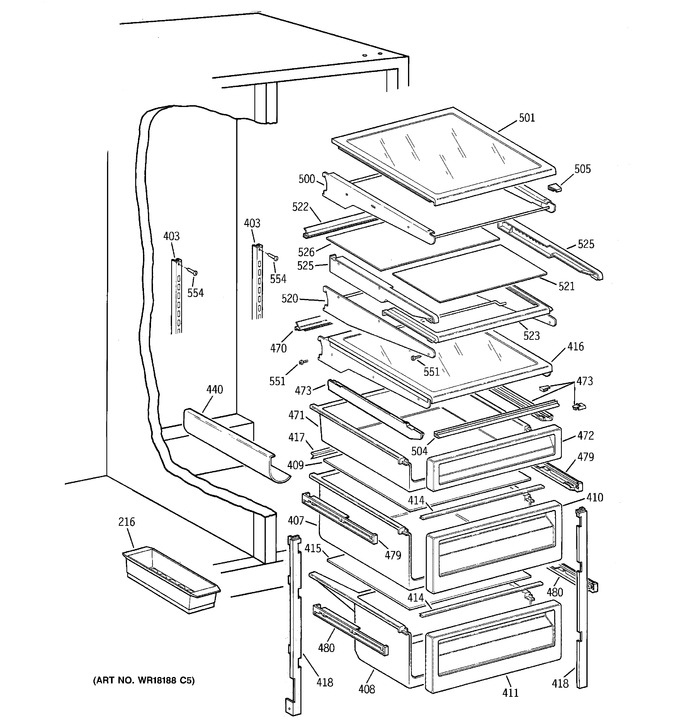 Diagram for TFX25PPBAAA