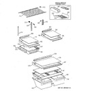 Diagram for 4 - Shelf Parts