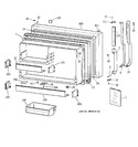 Diagram for 1 - Freezer Door