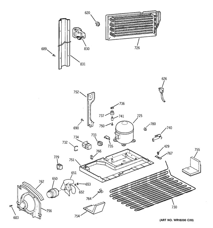 Diagram for CTX18DABARWW