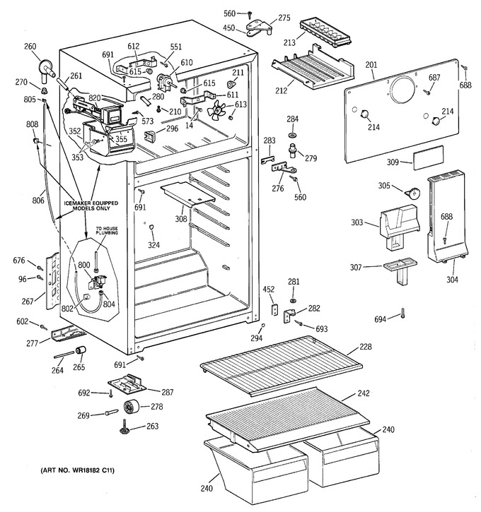 Diagram for CTX14CABFRWW