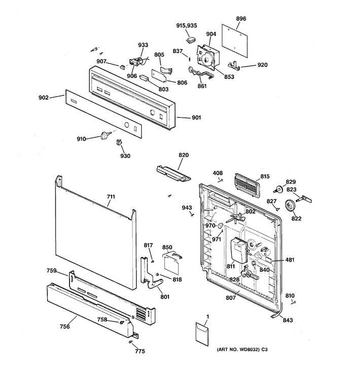 Diagram for PSD2220Z01BB