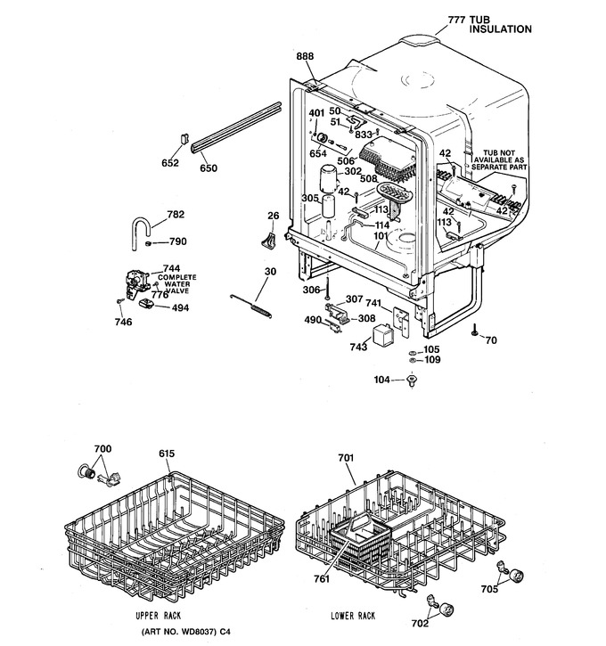 Diagram for PSD2220Z01BB