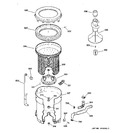 Diagram for 3 - Tub, Basket & Agitator