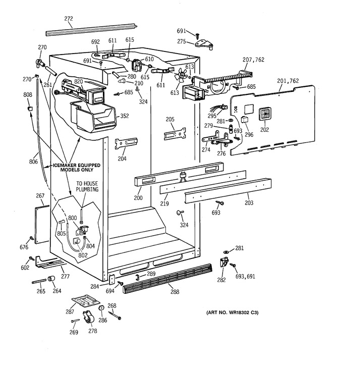 Diagram for TBI18JIBGRWW