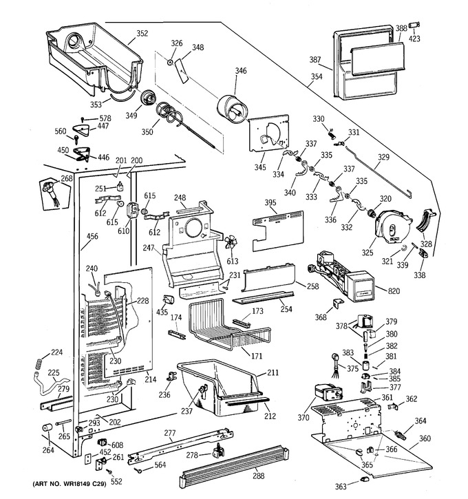 Diagram for TFG25PRBAWW