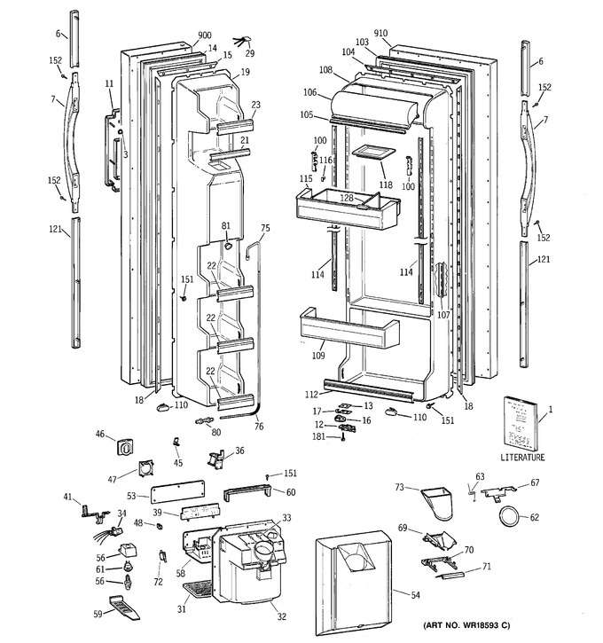 Diagram for TFG25JRBAWW