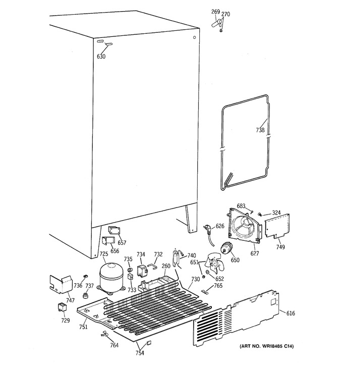 Diagram for TFG25PABAWW