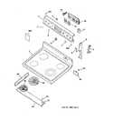 Diagram for 1 - Control Panel & Cooktop