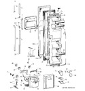 Diagram for 1 - Freezer Door