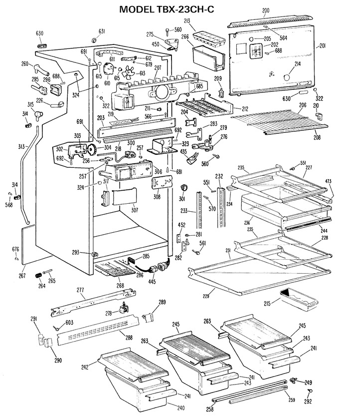 Diagram for TBX23CHCR