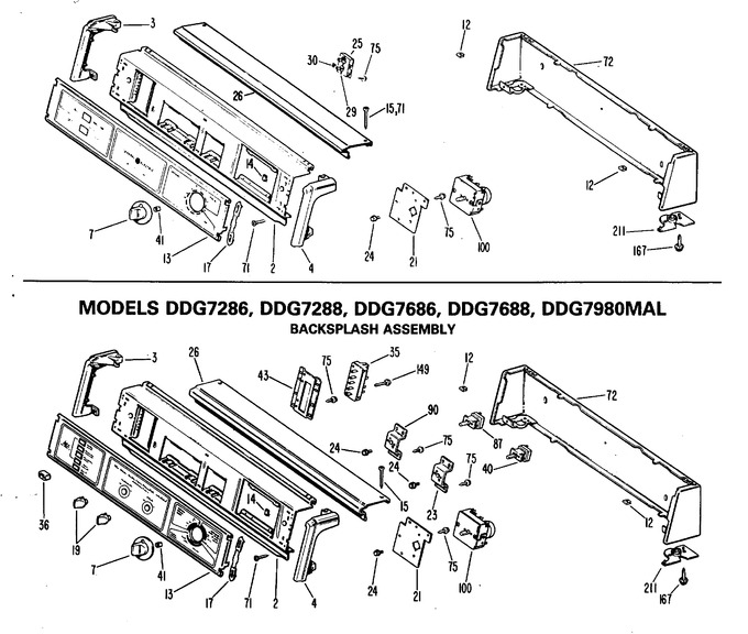 Diagram for DDG7288MAL