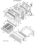 Diagram for 4 - Door & Drawer Parts