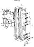 Diagram for 1 - Freezer Door