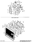 Diagram for 1 - Door Lower Oven