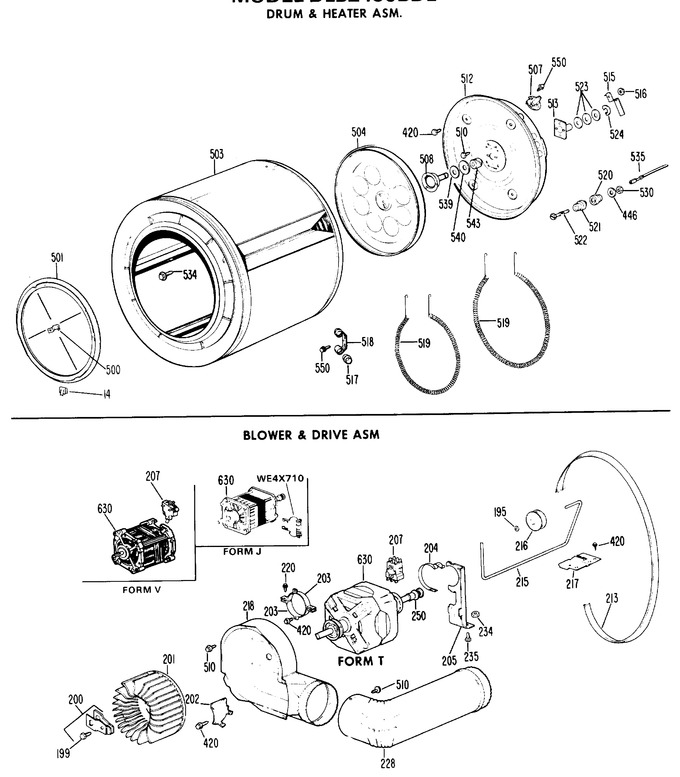 Diagram for DLB2450BDL