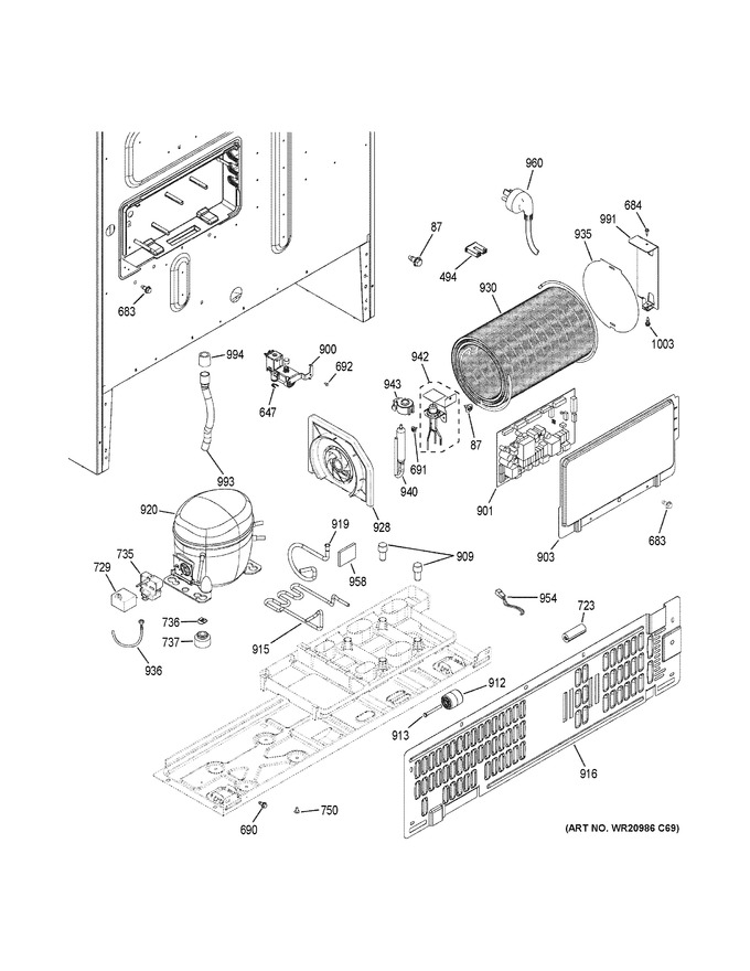 Diagram for CFE28USHFSS