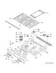 Diagram for Control Panel & Cooktop