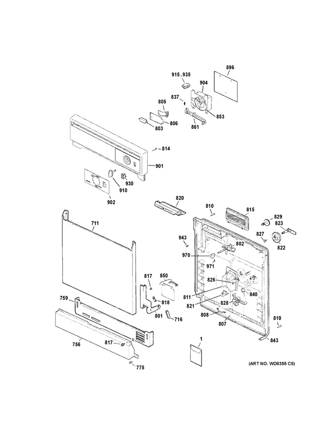 Diagram for MSD2100V00WW