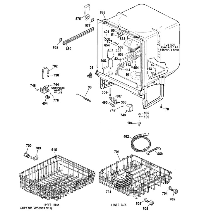 Diagram for MSD2100V00WW