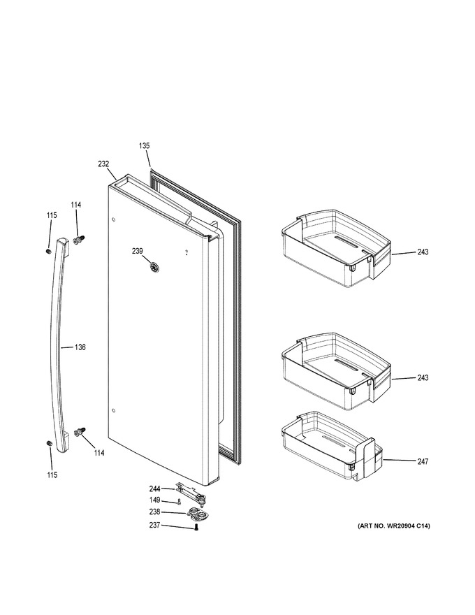 Diagram for GFE28HMKEES