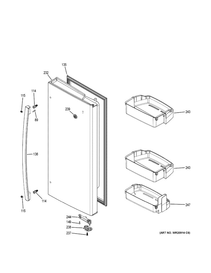 Diagram for GFE26GSKFSS