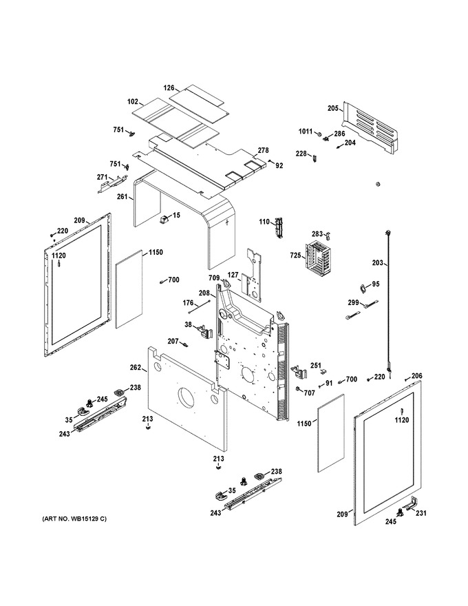 Diagram for JGB870DET3BB