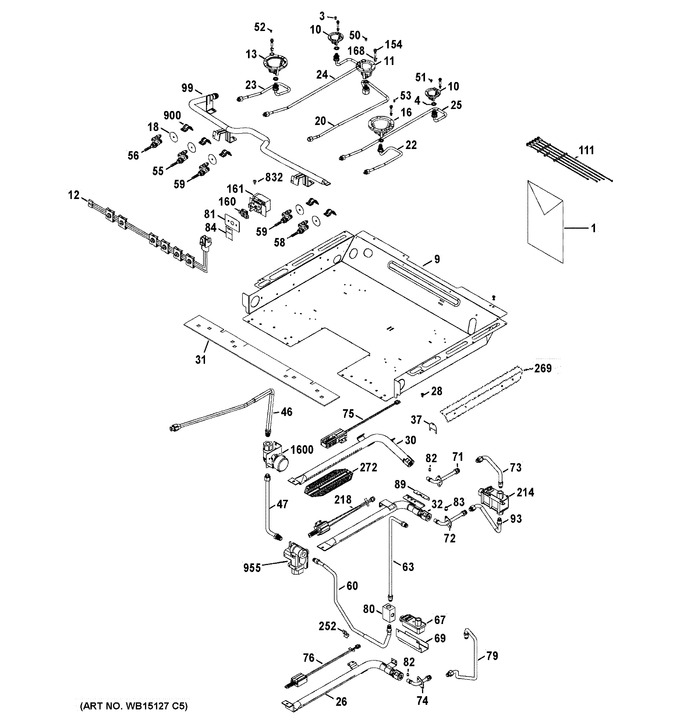 Diagram for JGB870DET3WW