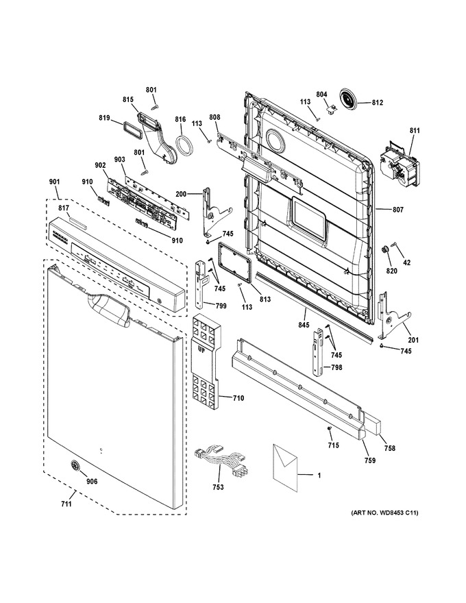 Diagram for GDF520PGJ4WW