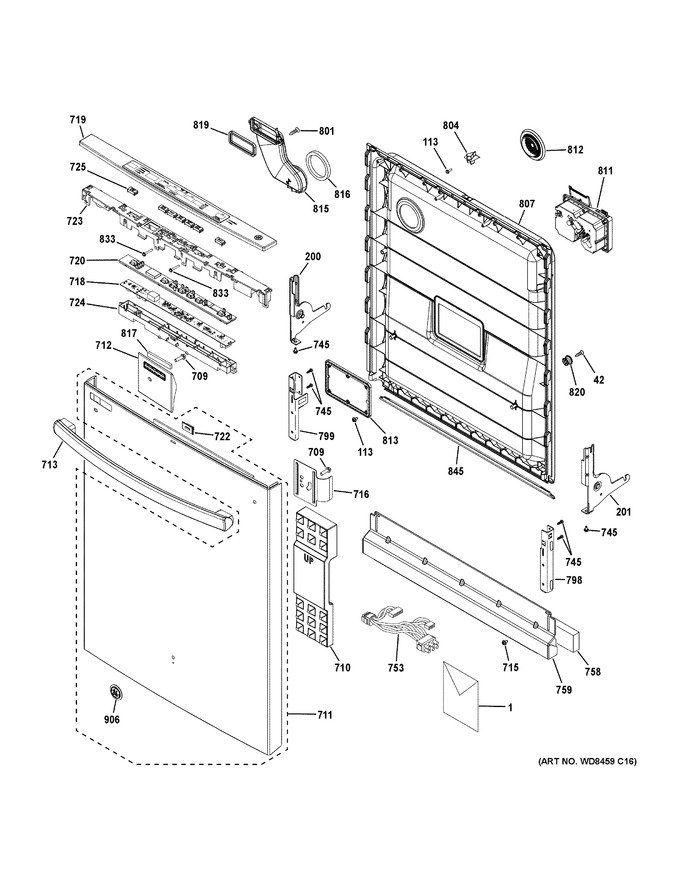 Diagram for GDT625PGJ4BB