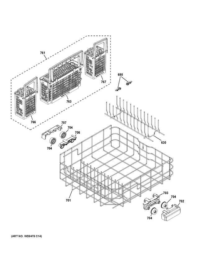 Diagram for GDF620HGJ4WW