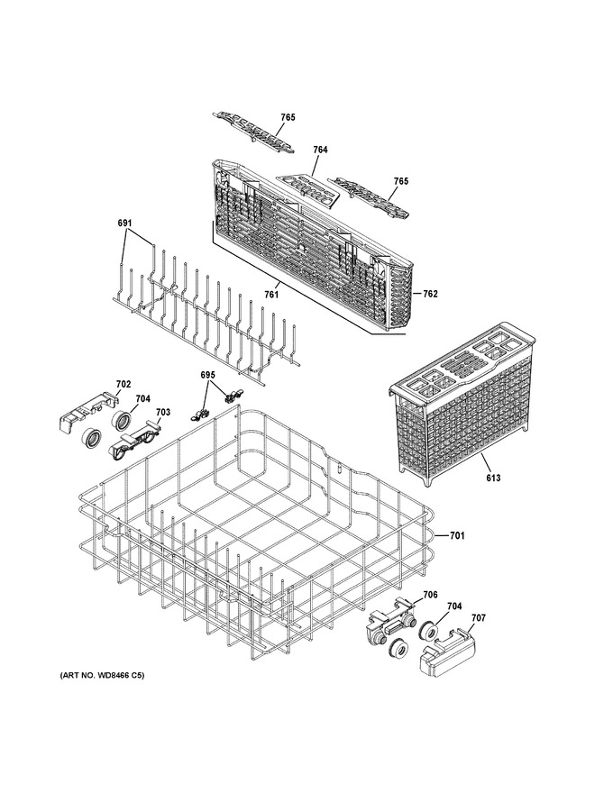 Diagram for GDF610PGJ4WW