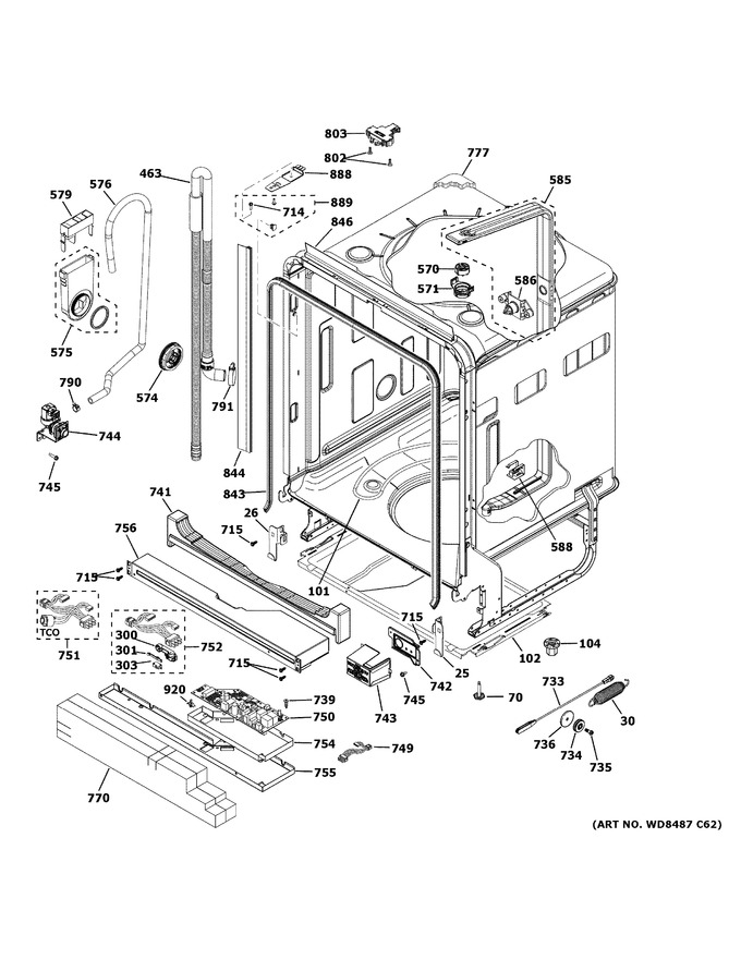 Diagram for GDF650SGJ2BB