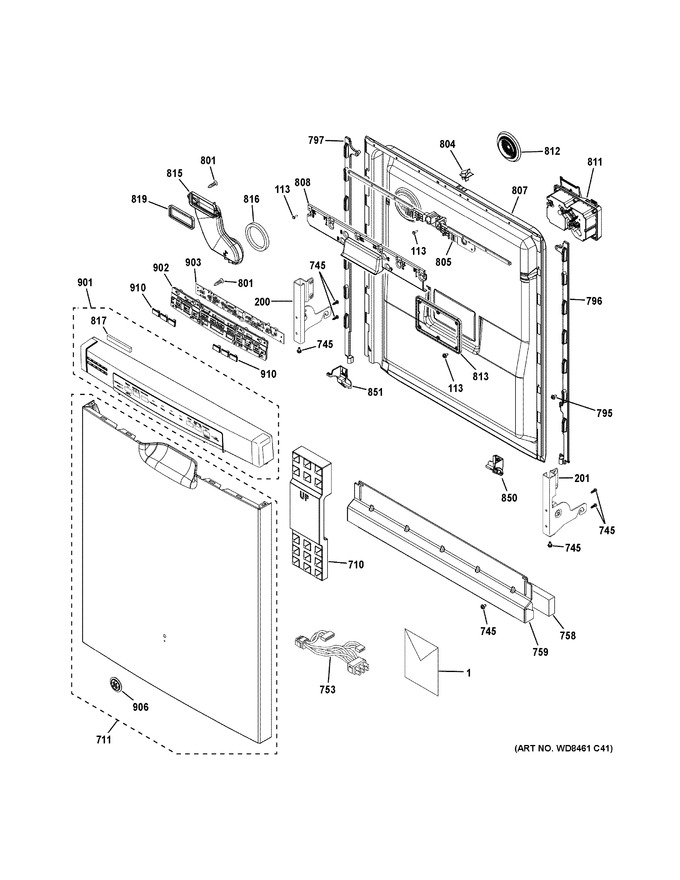 Diagram for GDF570SGJ2BB