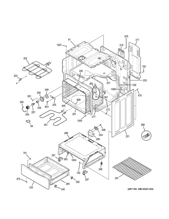 Diagram for JB250GF6SA