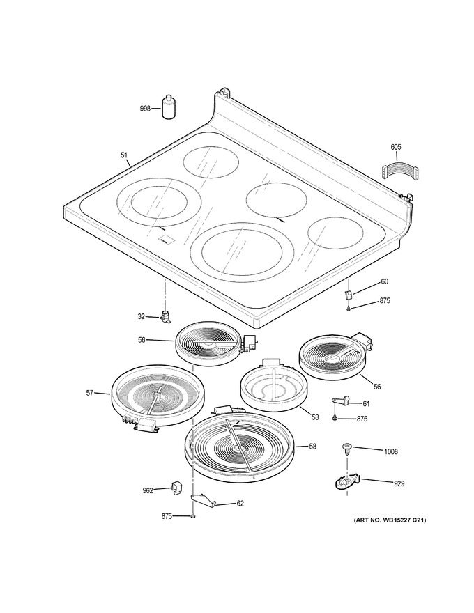 Diagram for JB655DK2WW